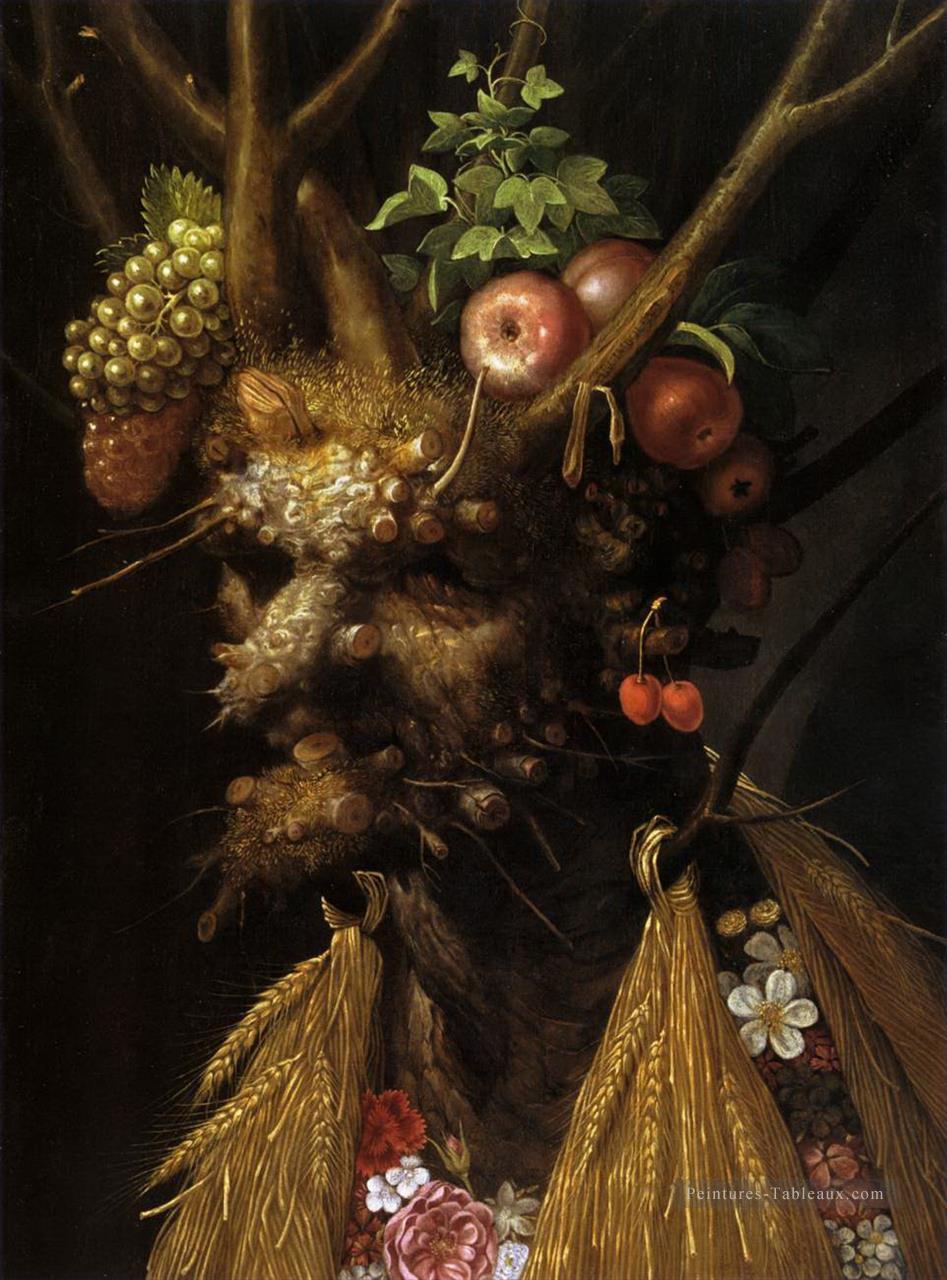 Les quatre saisons en une tête Giuseppe Arcimboldo Nature morte classique Peintures à l'huile